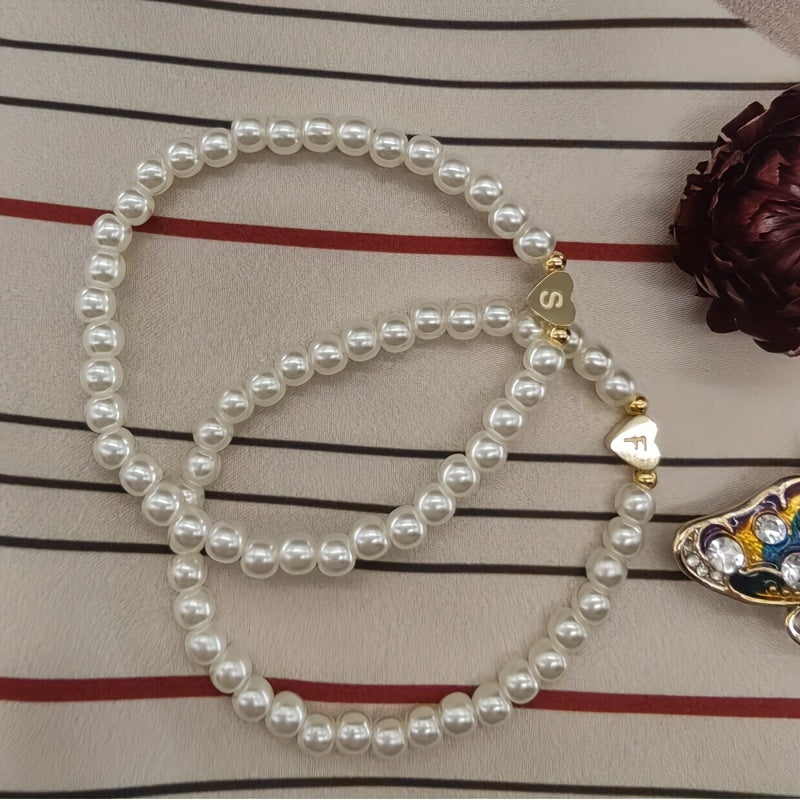 Pulsera Chic con Inicial en Corazón (A-Z)