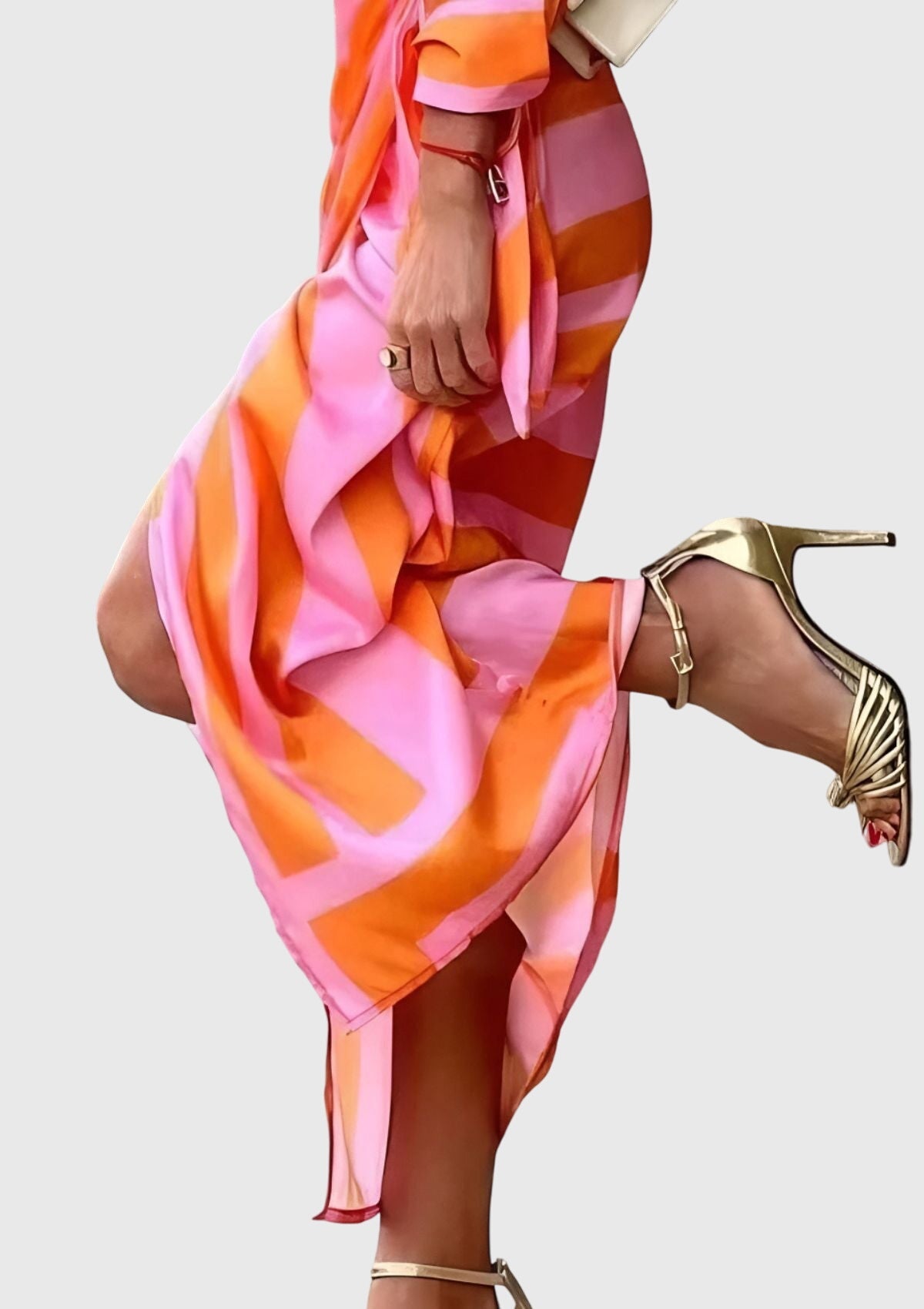Aurora | Vestido Cruzado Estampado