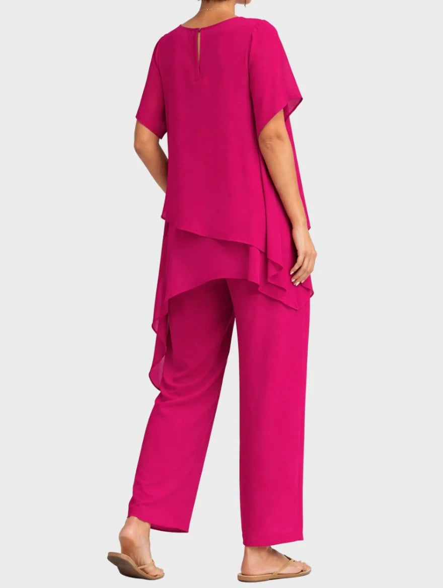 Eliana | Conjunto de Dos Piezas con Pantalón Palazzo