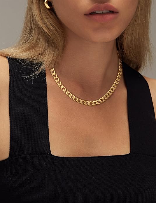 Collar Chunky Eslabones Cubanos