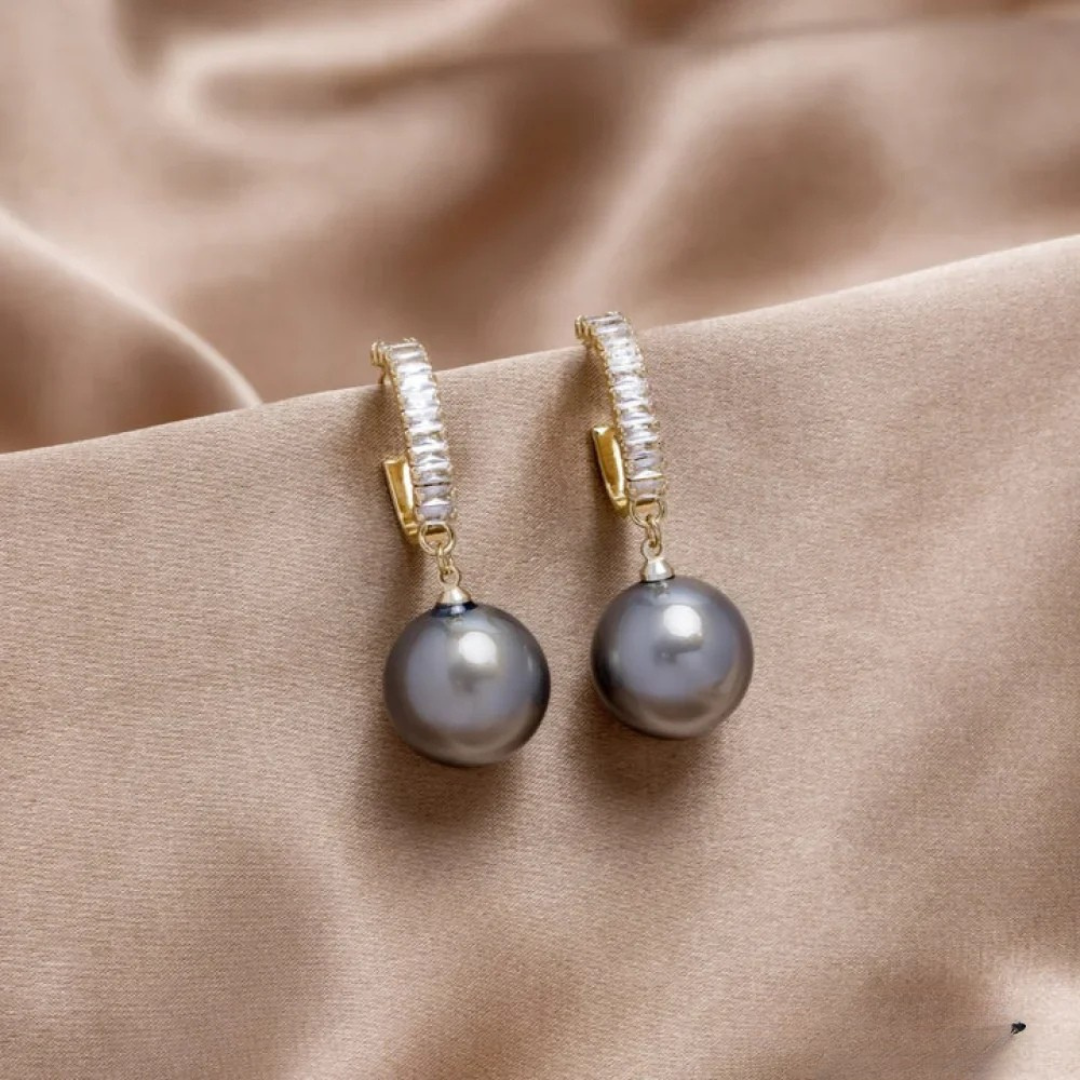 Pendientes Chic Perla y Zircón