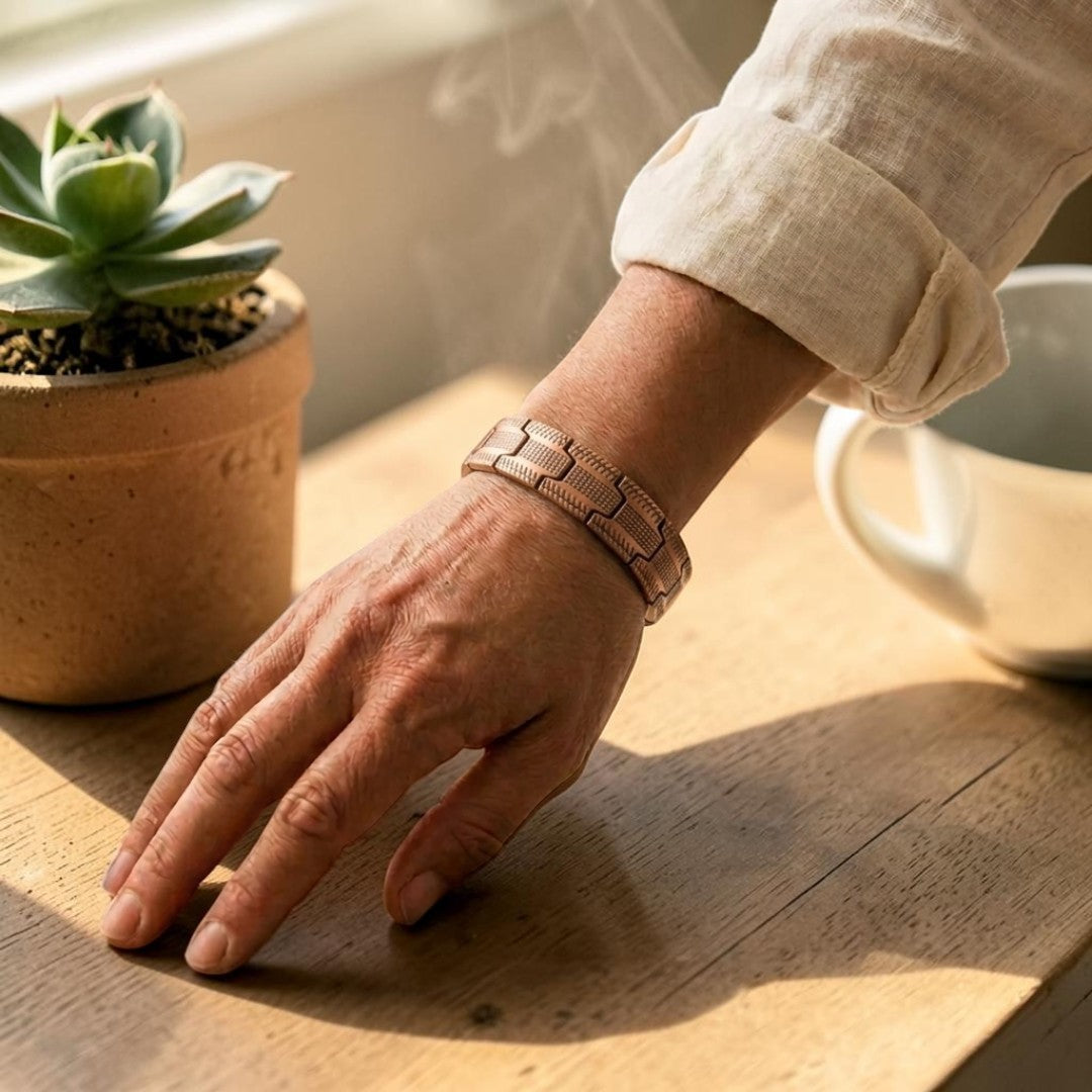 Pulsera Hombre Railes de Cobre