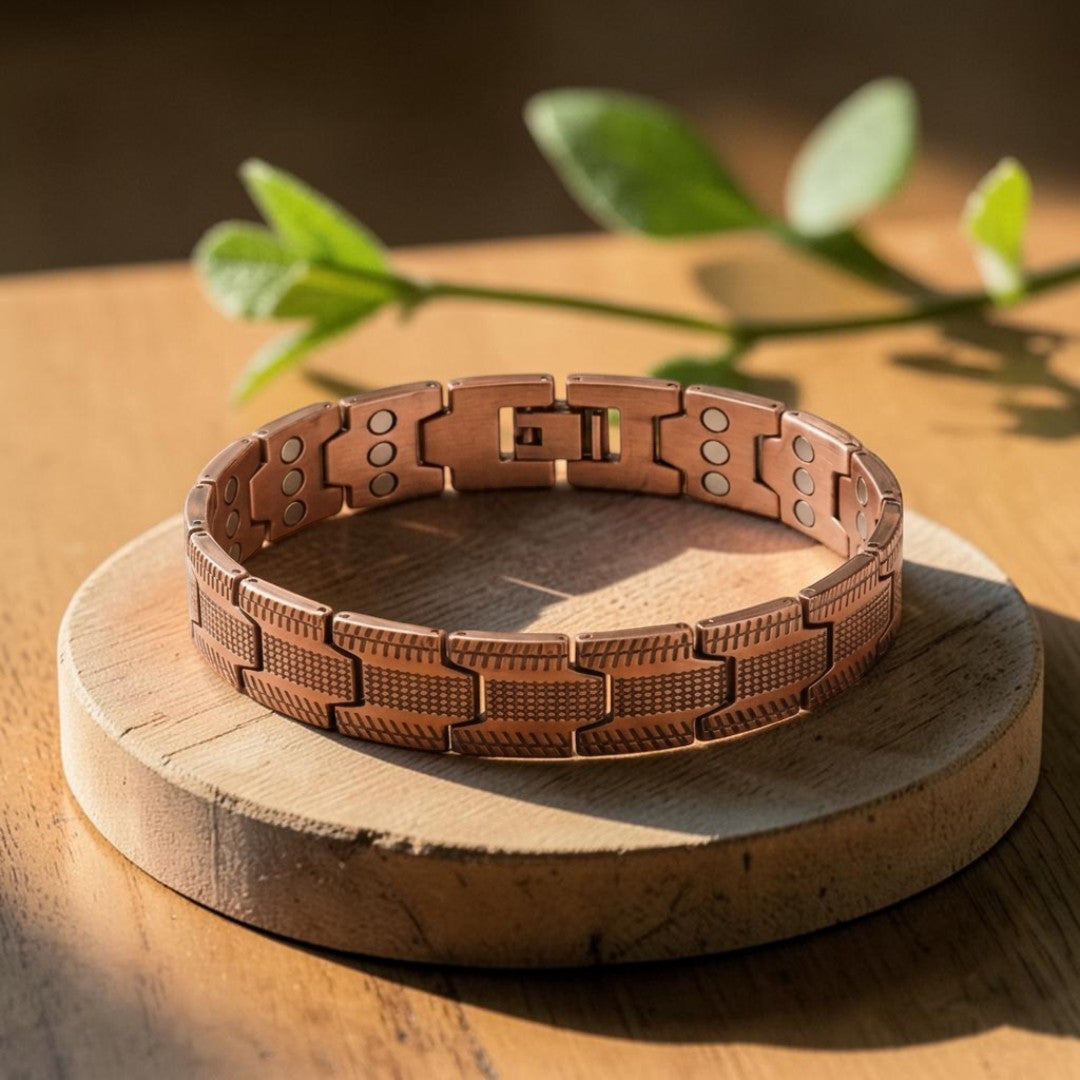 Pulsera Hombre Railes de Cobre