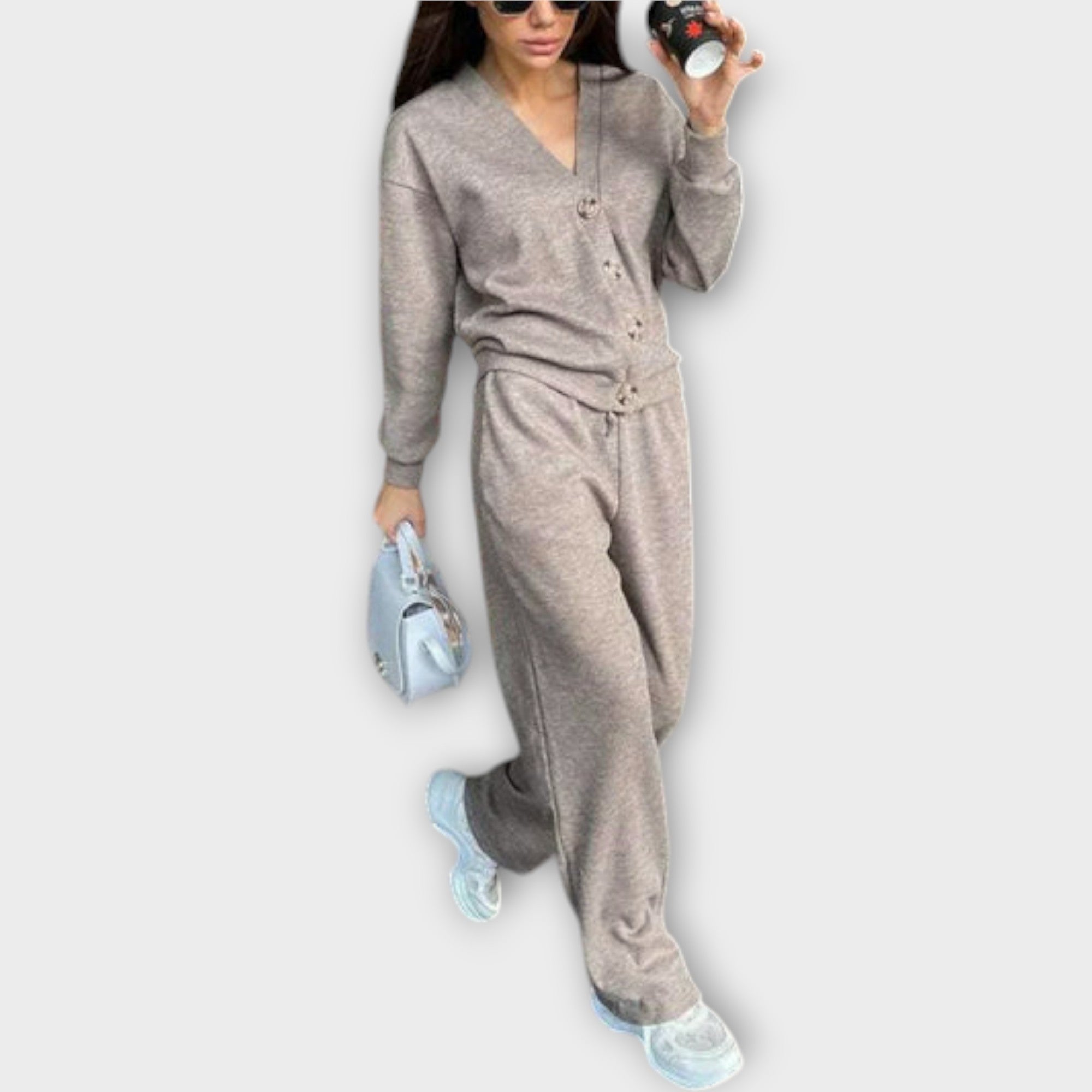 Hedviga - Set maglione e pantaloni in maglia