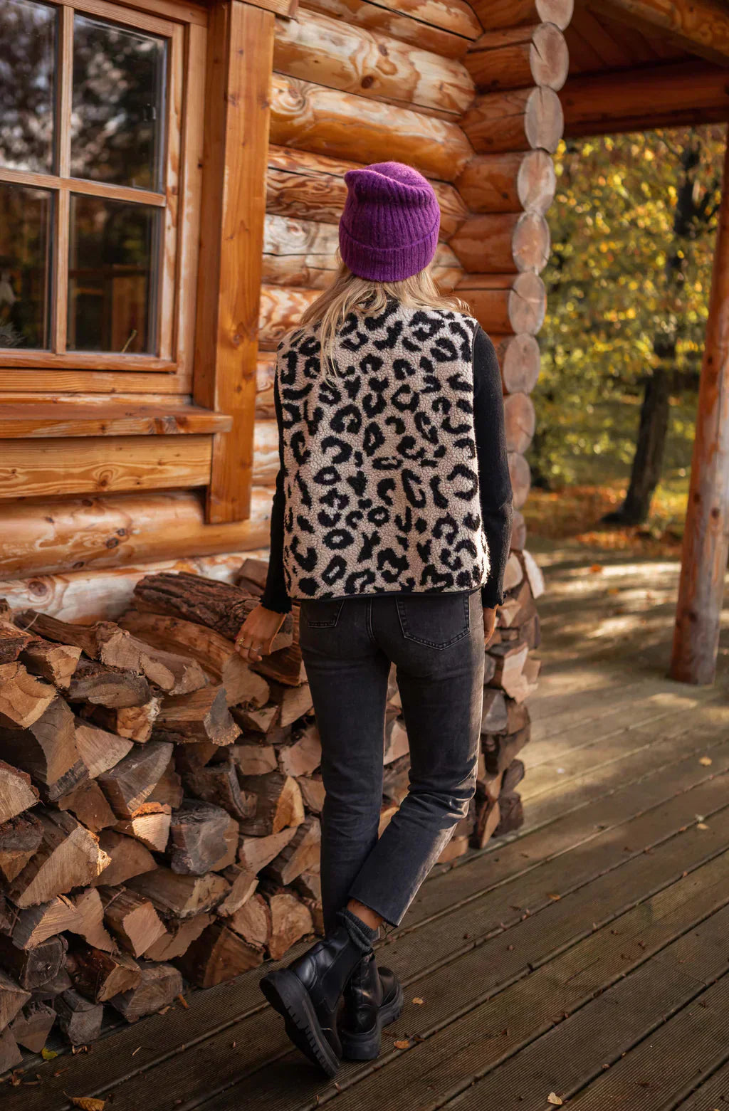 Amanda | Gilet Leopardo