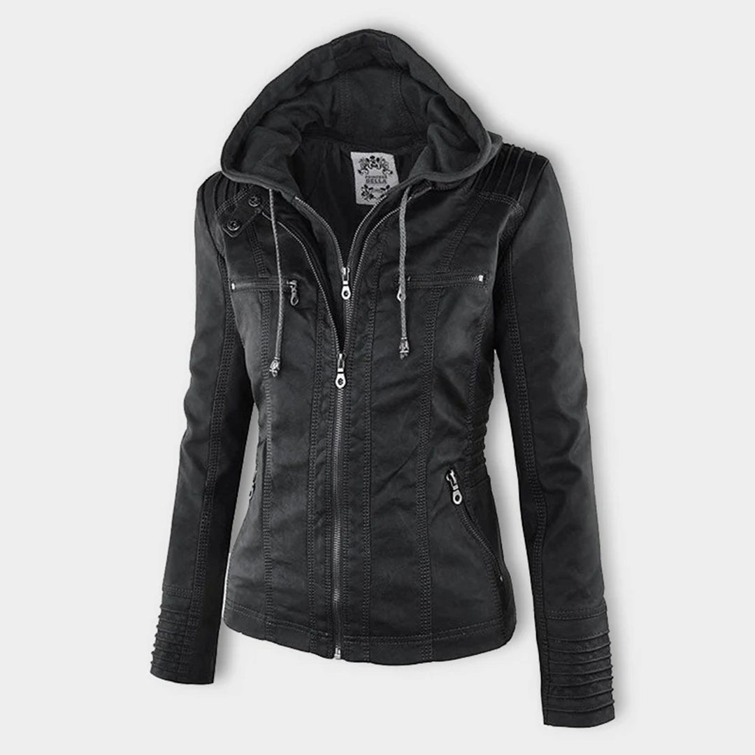 Monika | chaqueta de piel vegana