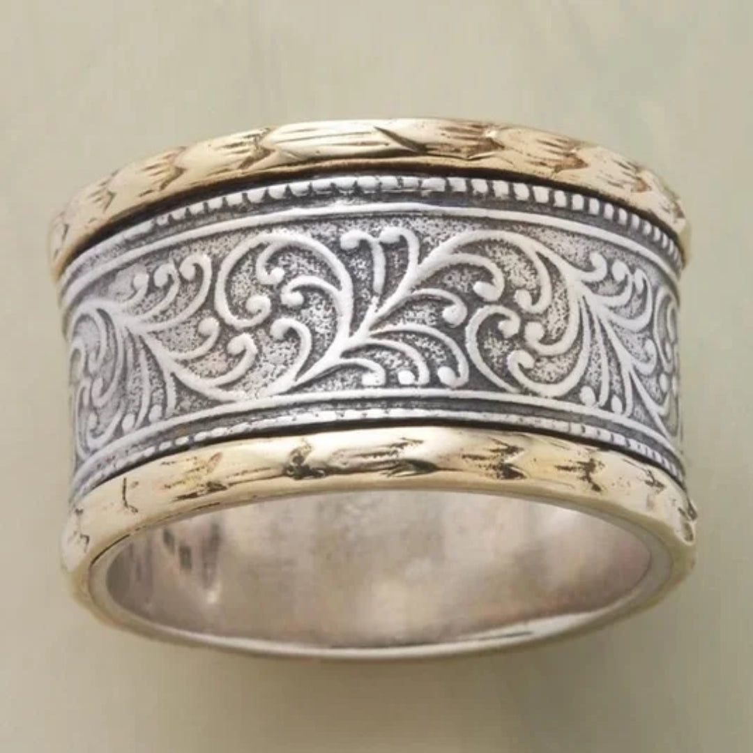 Anillo Vintage Oro y Plata