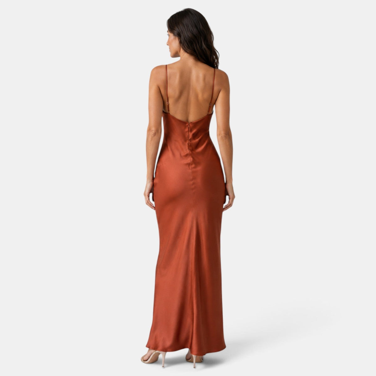 Vestido Invitada de Boda Largo Espalda Abierta