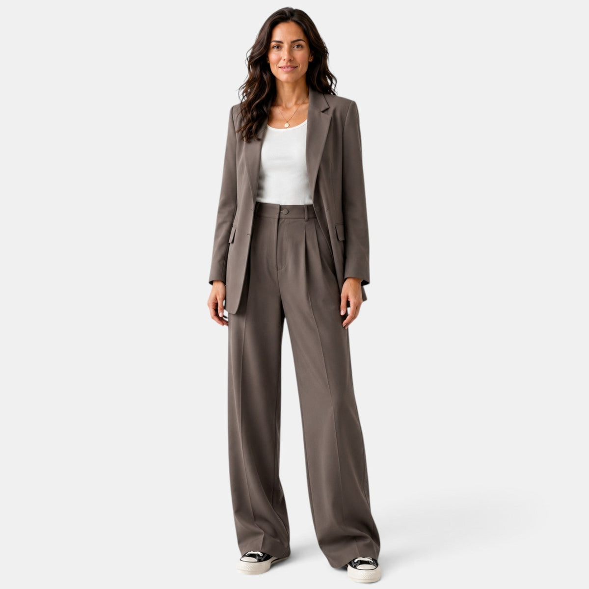 Conjunto Mujer Blazer Pantalón Recto