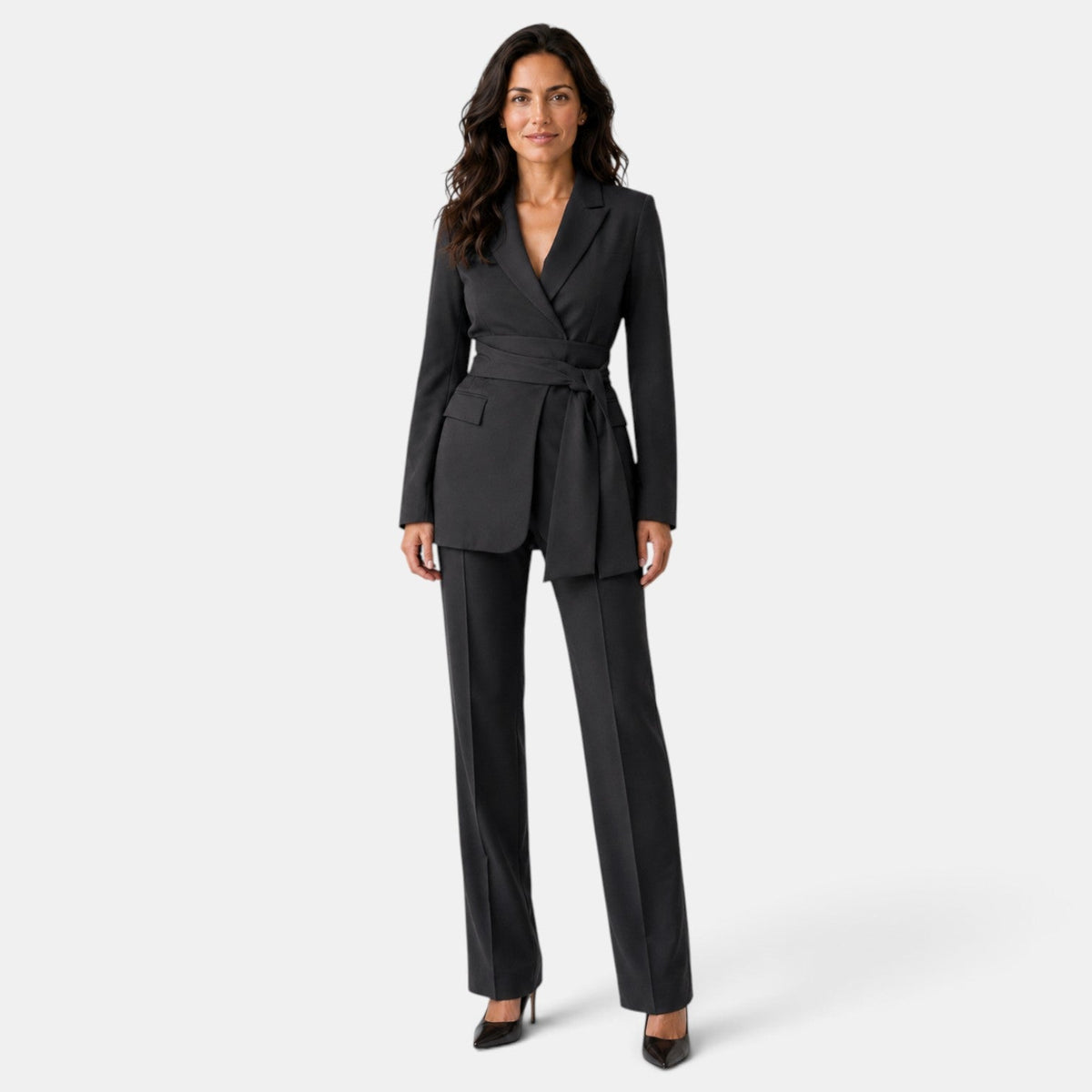 Conjunto Mujer Blazer Pantalón Recto