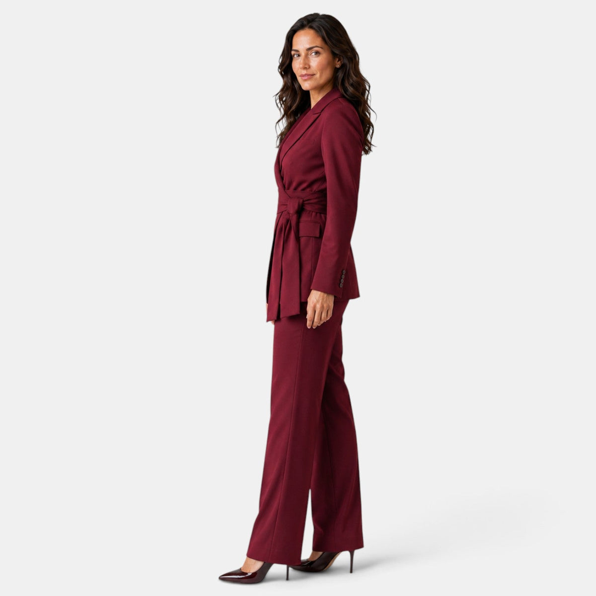 Conjunto Mujer Blazer Pantalón Recto