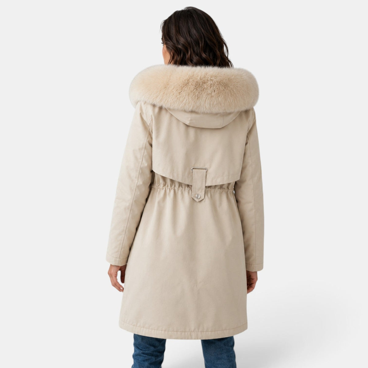 Parka Acolchada para Mujer con Capucha