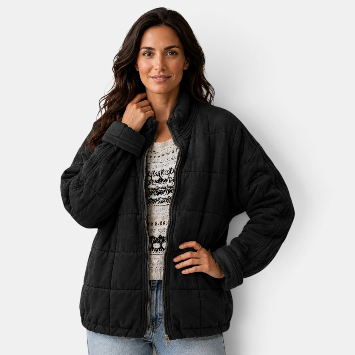 Chaqueta Acolchada Mujer Oversize