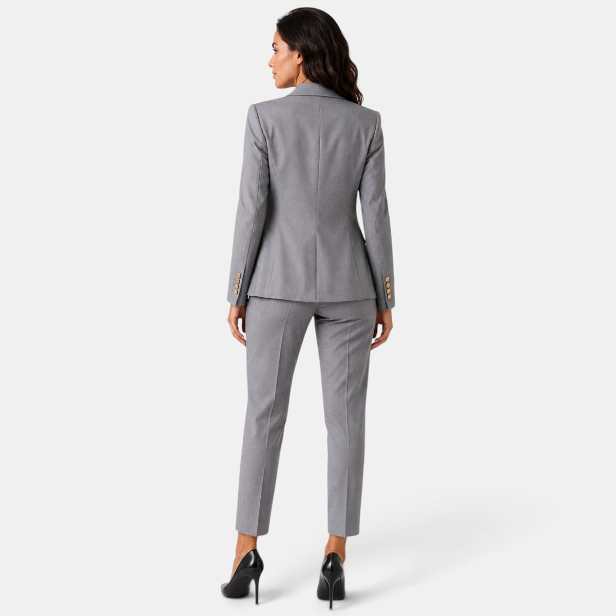 Traje de Dos Piezas Mujer con Blazer y Pantalón