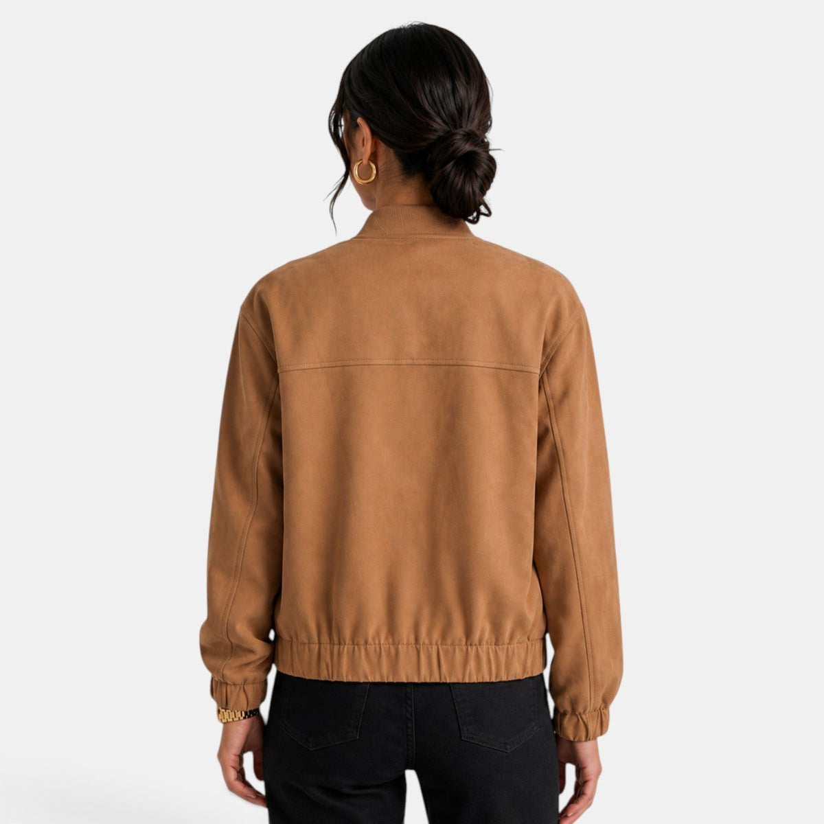 Chaqueta Oversize Mujer Polipiel Cazadora Moderna