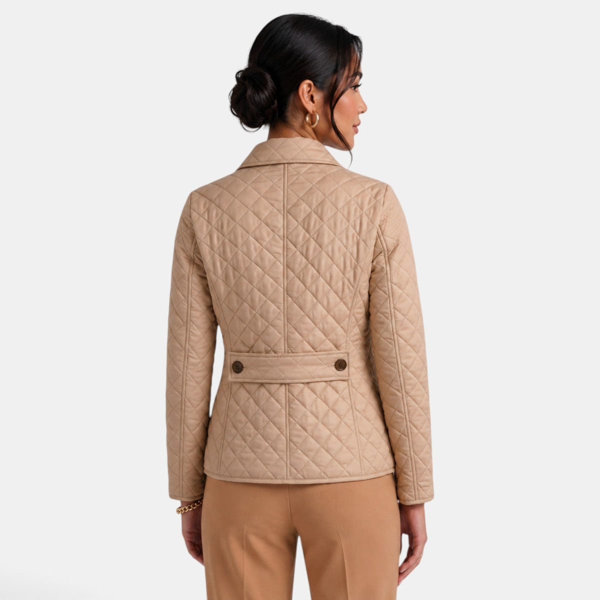 Chaqueta Acolchada Mujer Elegante
