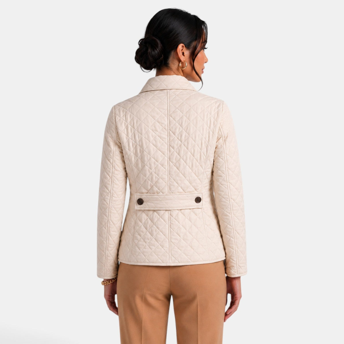 Chaqueta Acolchada Mujer Elegante