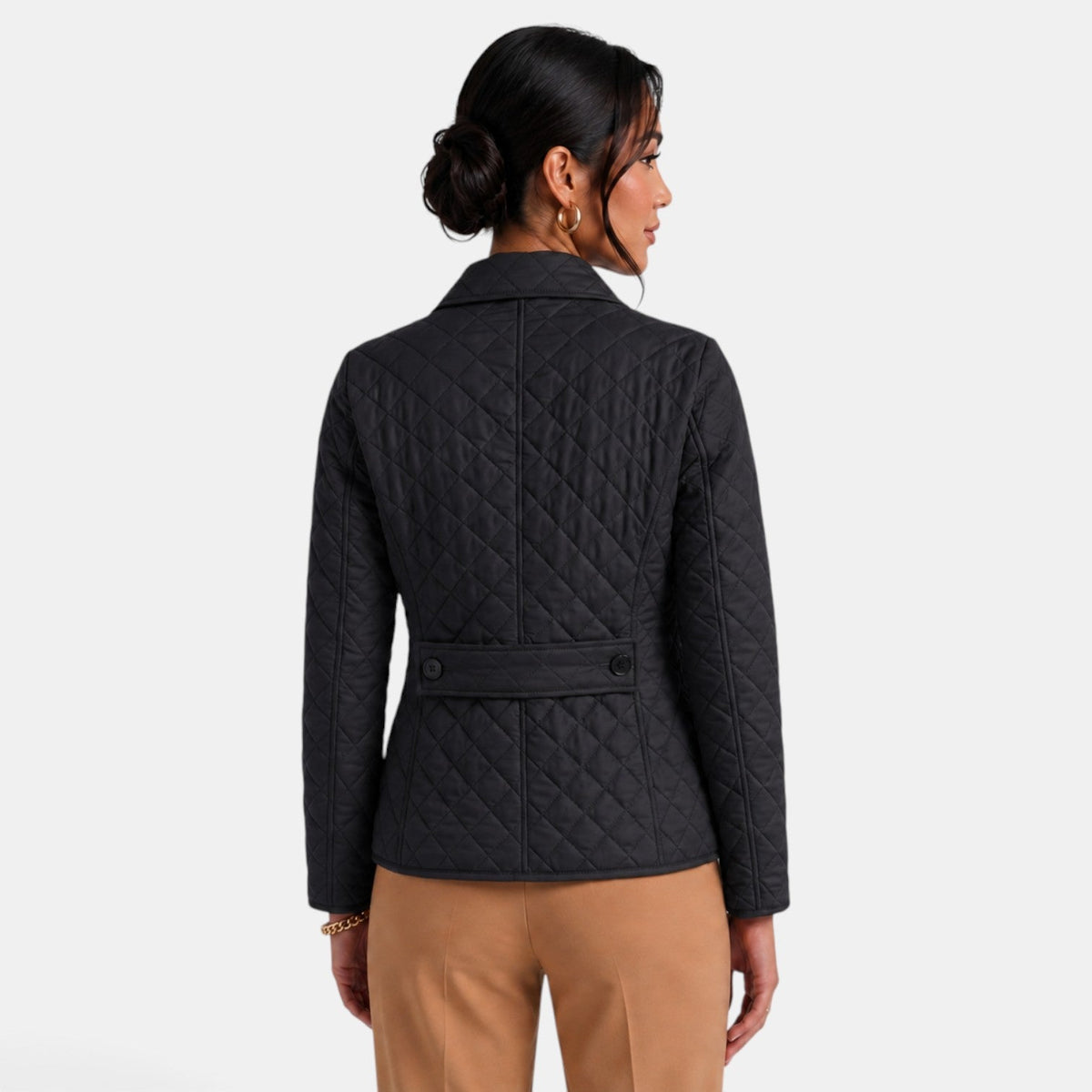 Chaqueta Acolchada Mujer Elegante