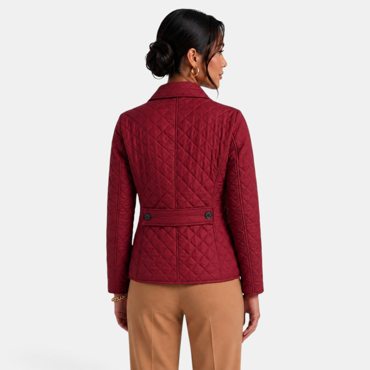 Chaqueta Acolchada Mujer Elegante