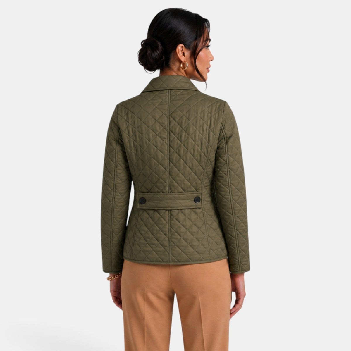 Chaqueta Acolchada Mujer Elegante