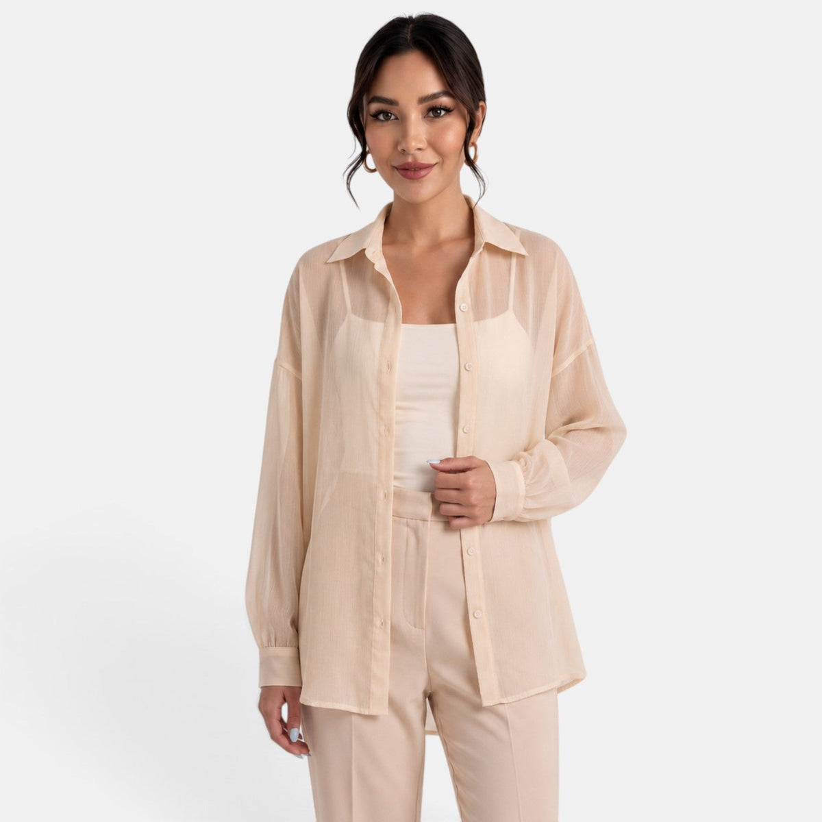 Chaqueta Ligera Mujer Verano Perlada