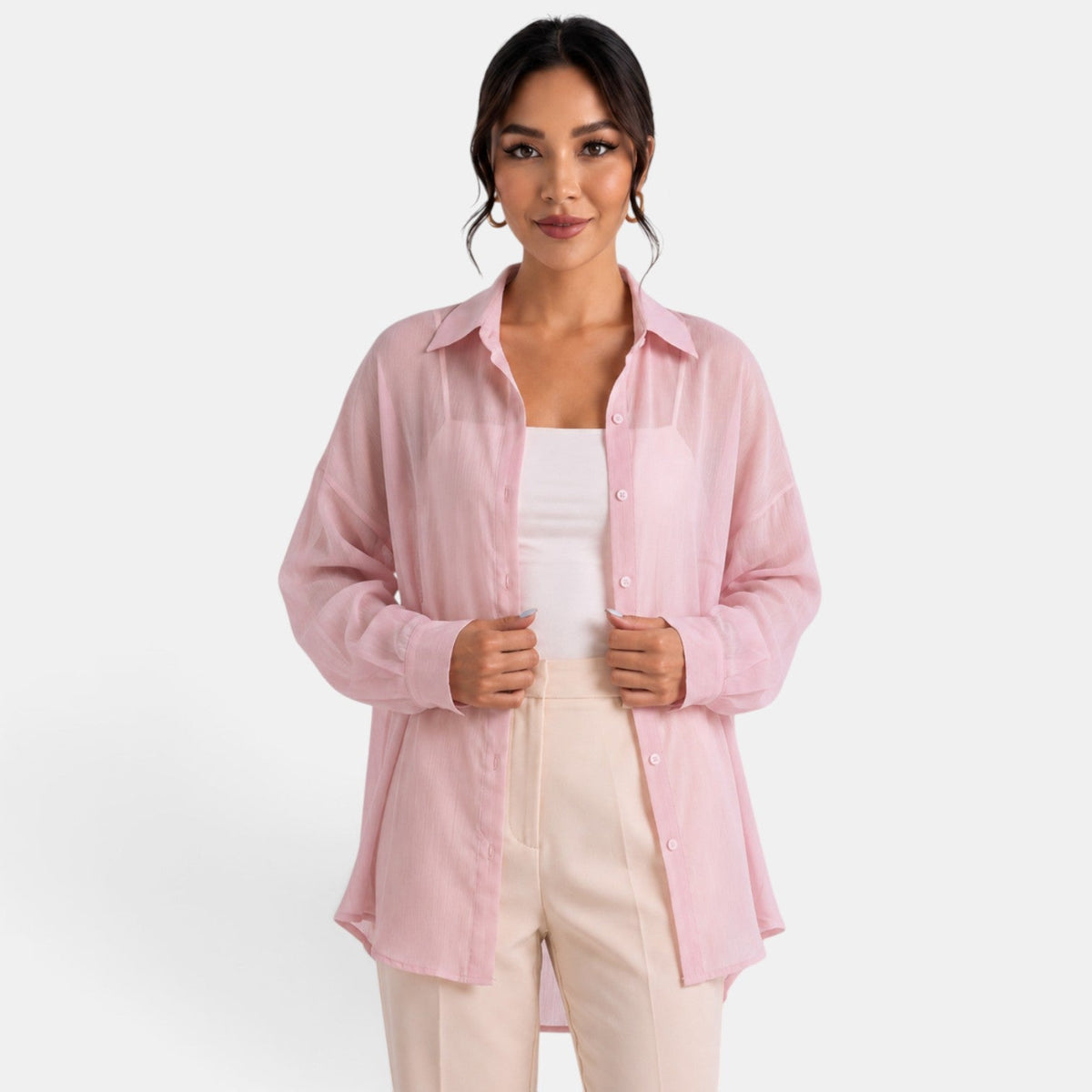 Chaqueta Ligera Mujer Verano Perlada