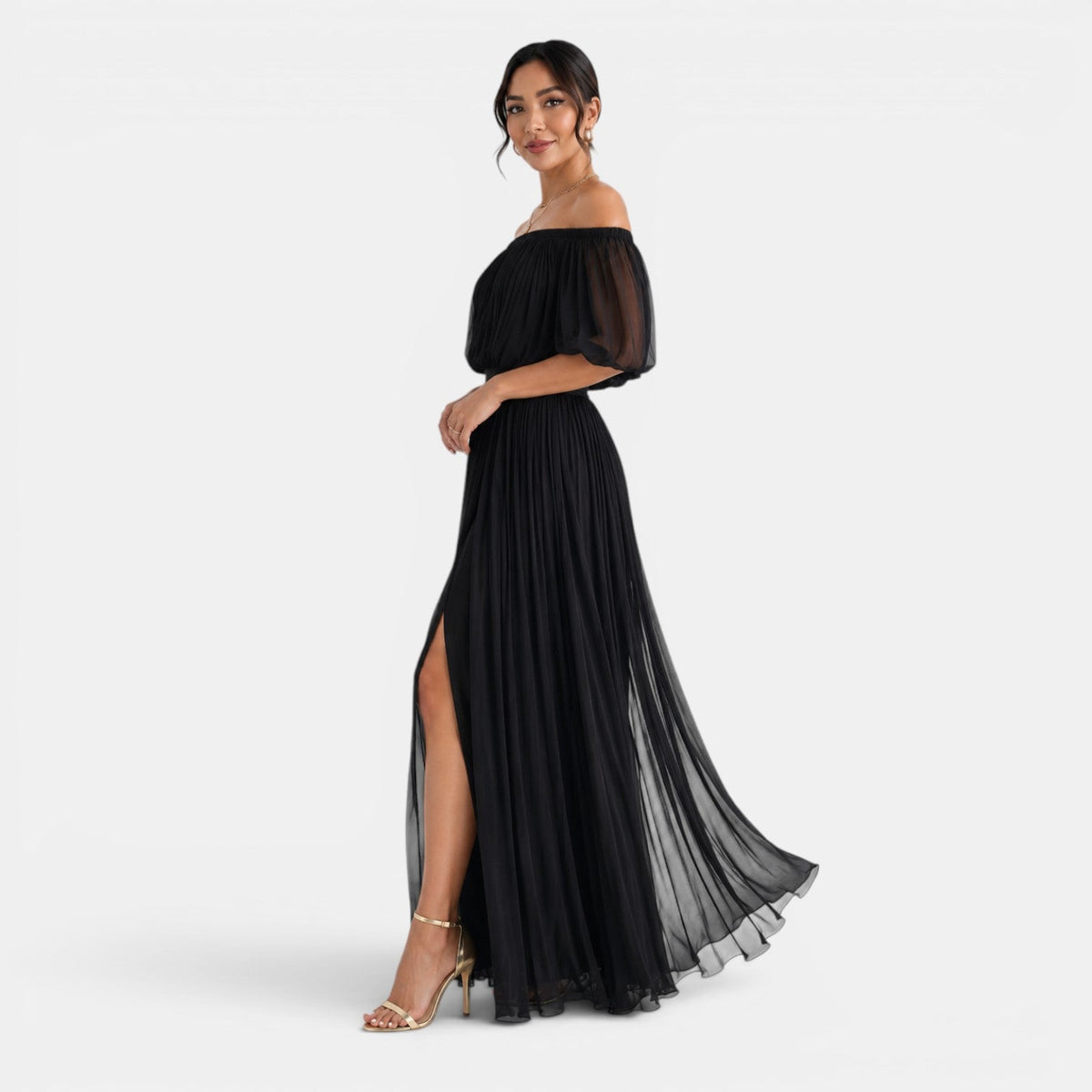 Vestido Largo Elegante Mujer