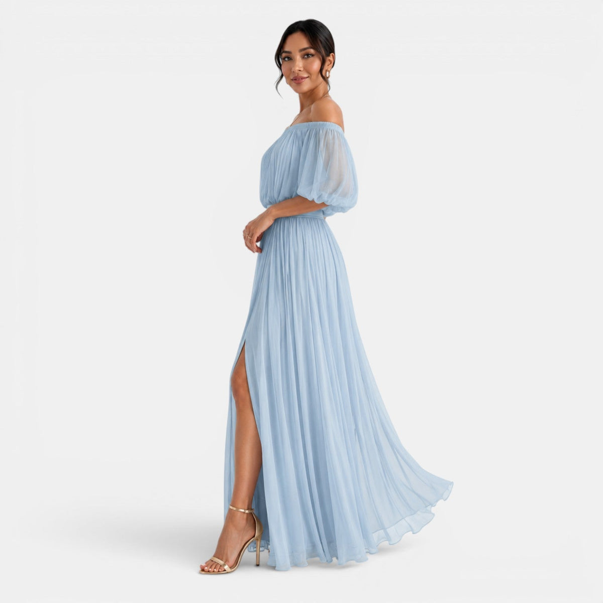 Vestido Largo Elegante Mujer