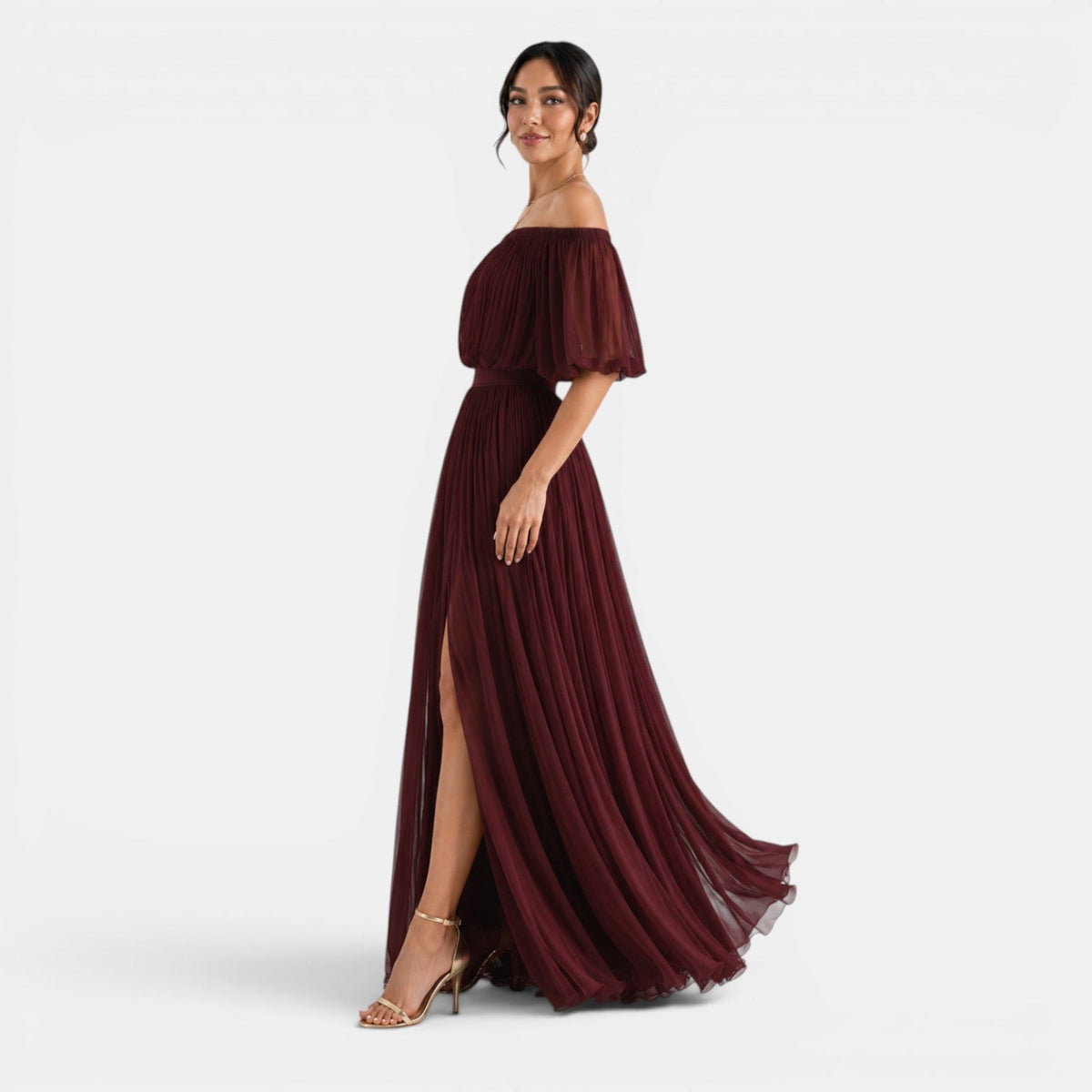 Vestido Largo Elegante Mujer
