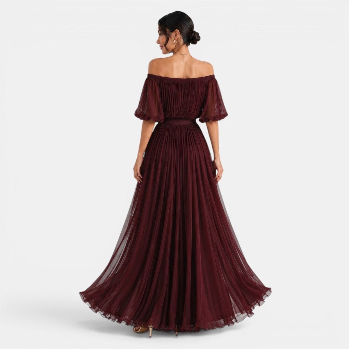 Vestido Largo Elegante Mujer