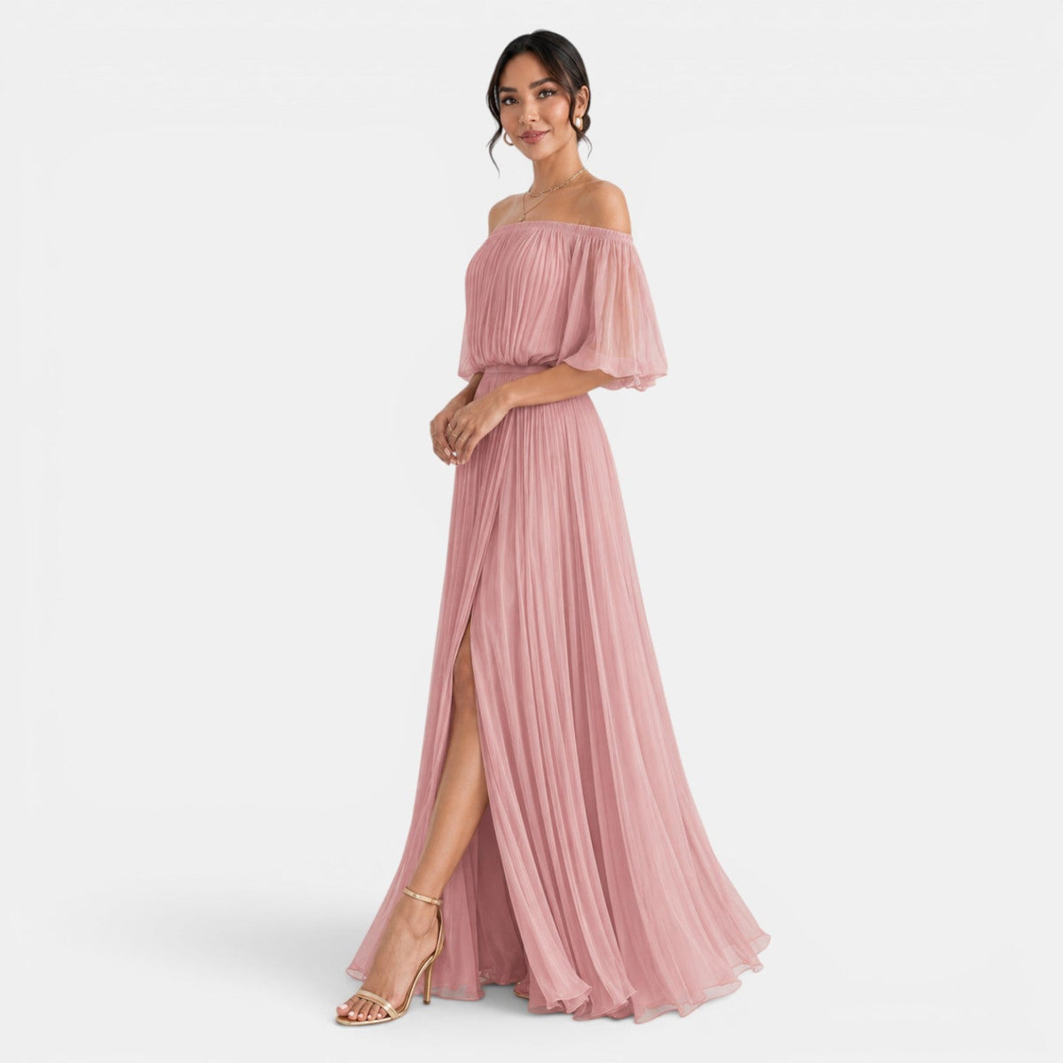 Vestido Largo Elegante Mujer