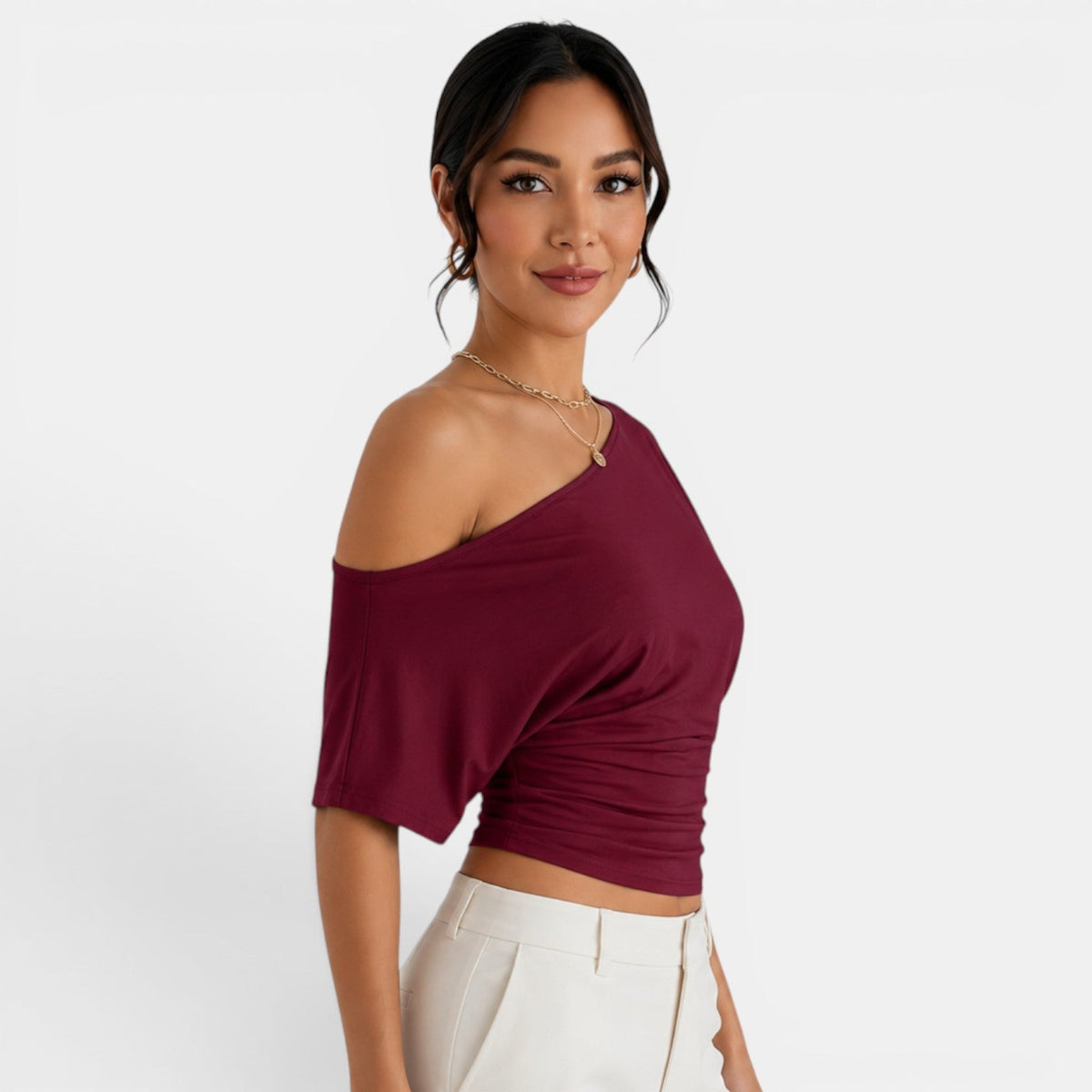 Top Hombros Descubiertos Mujer Verano