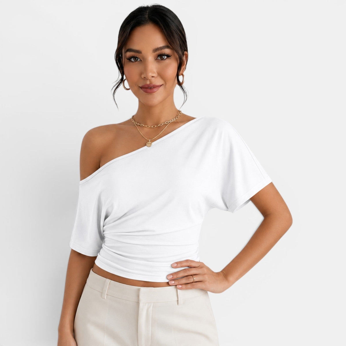 Top Hombros Descubiertos Mujer Verano