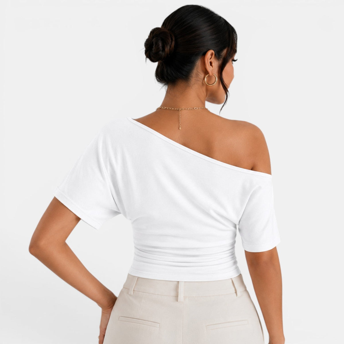 Top Hombros Descubiertos Mujer Verano