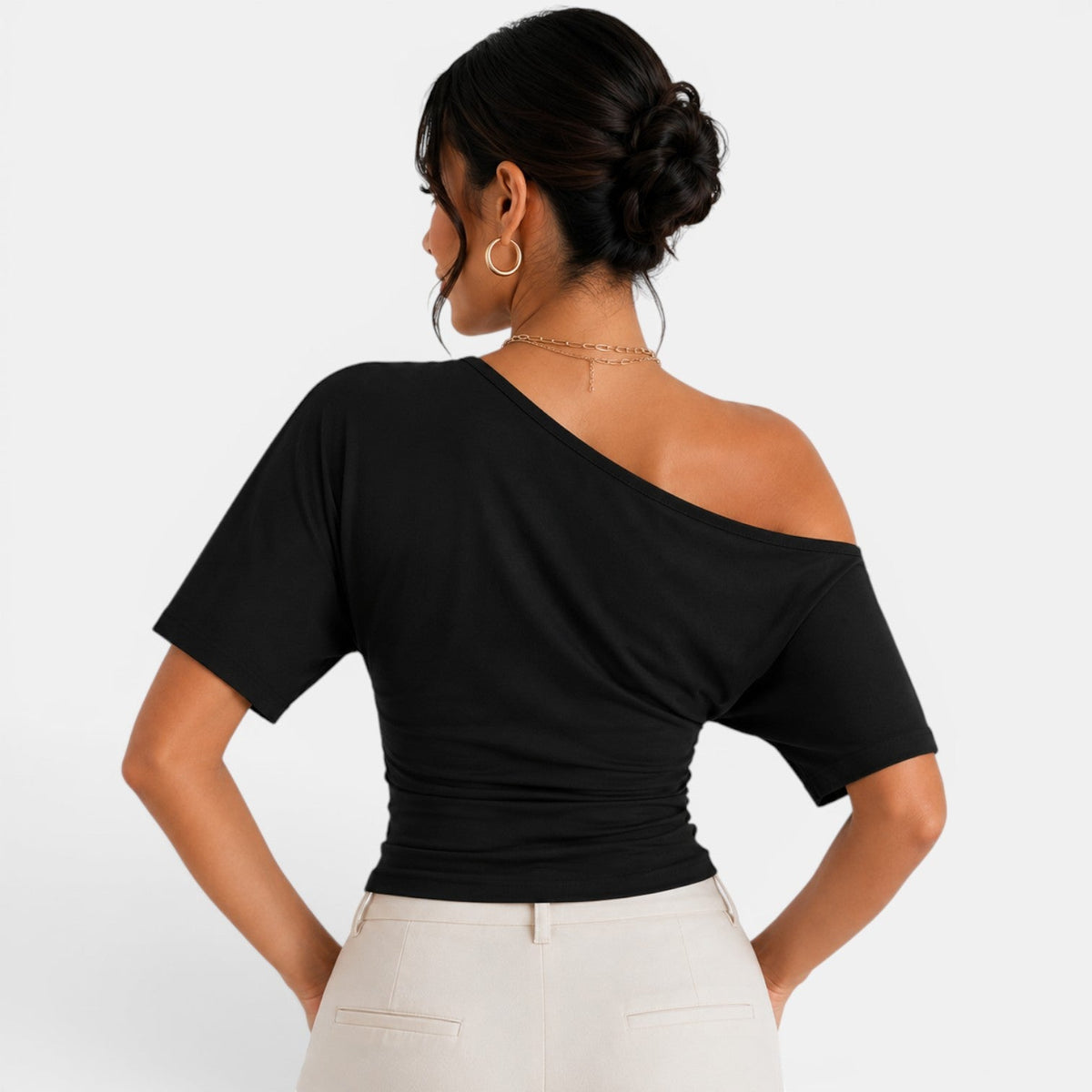 Top Hombros Descubiertos Mujer Verano