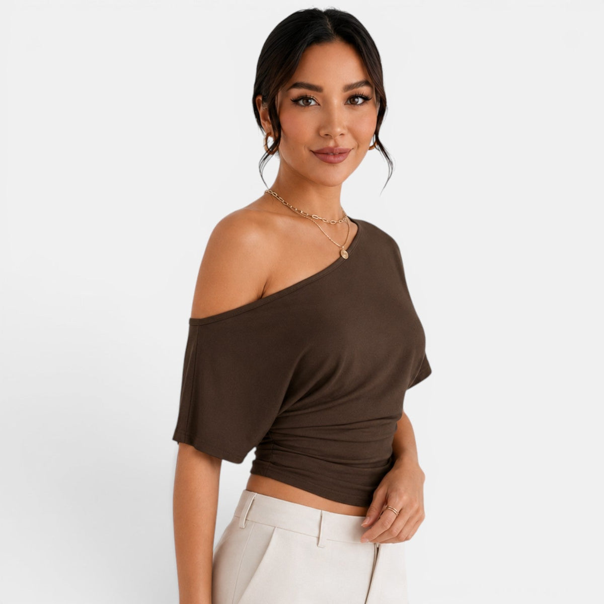 Top Hombros Descubiertos Mujer Verano