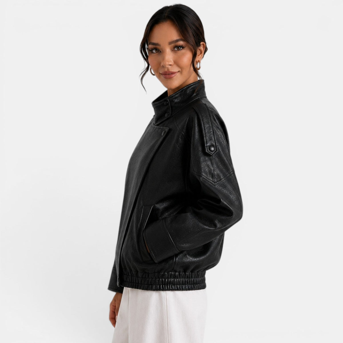 Chaqueta Bomber Piel Mujer