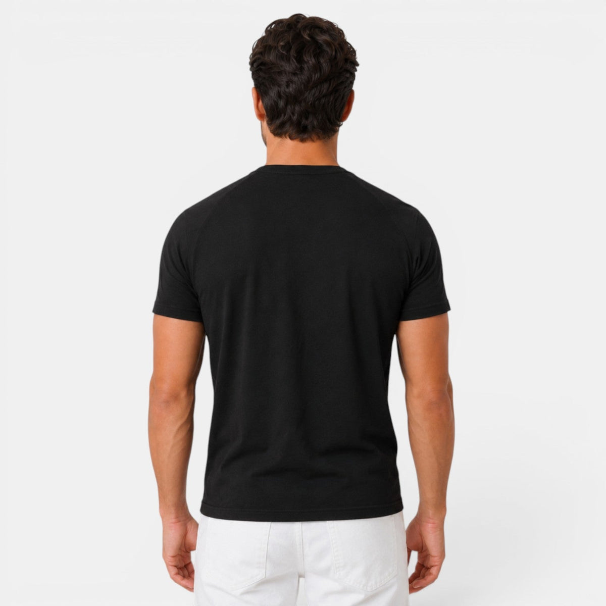 Camiseta Henley Hombre Casual