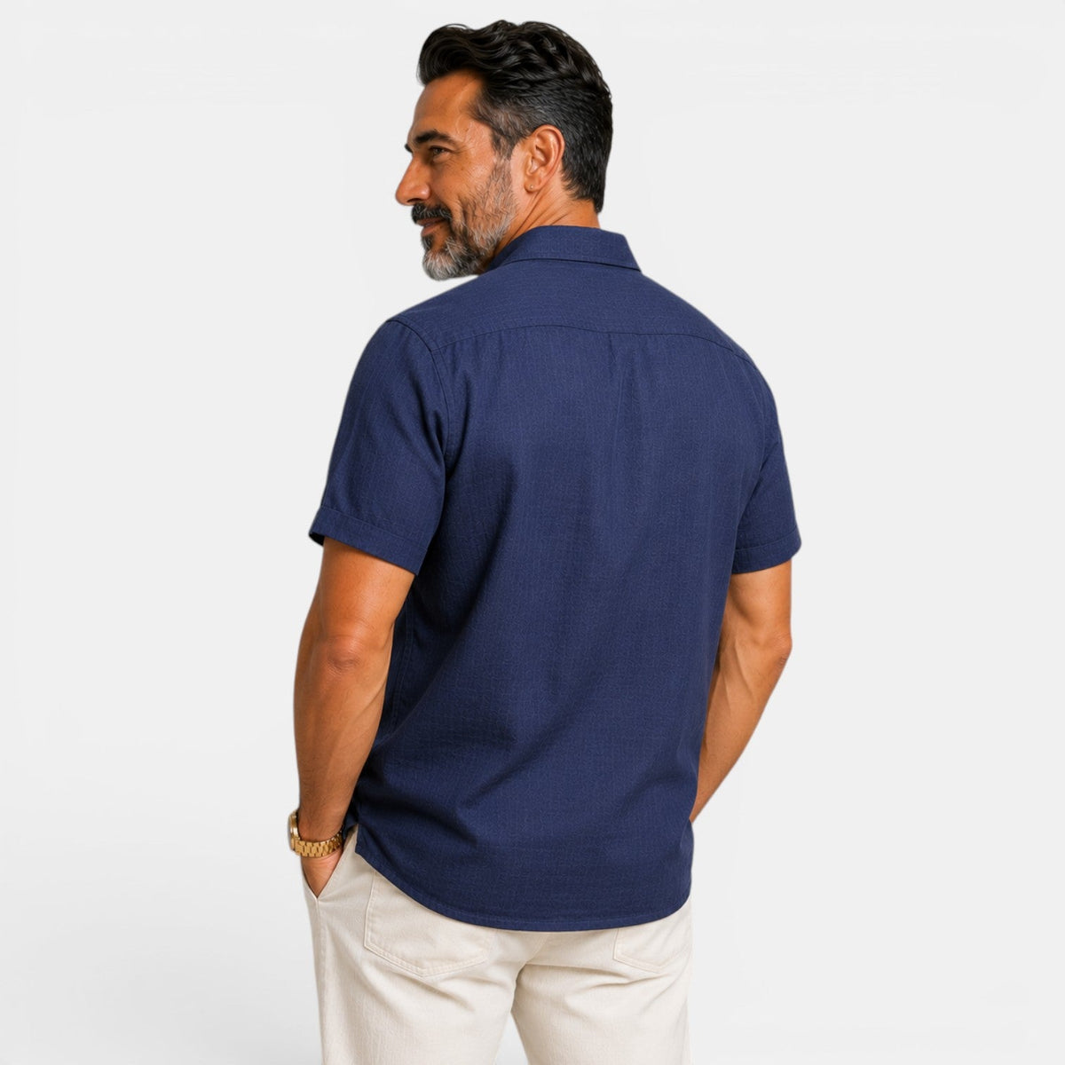 Polo Hombre Lino Casual