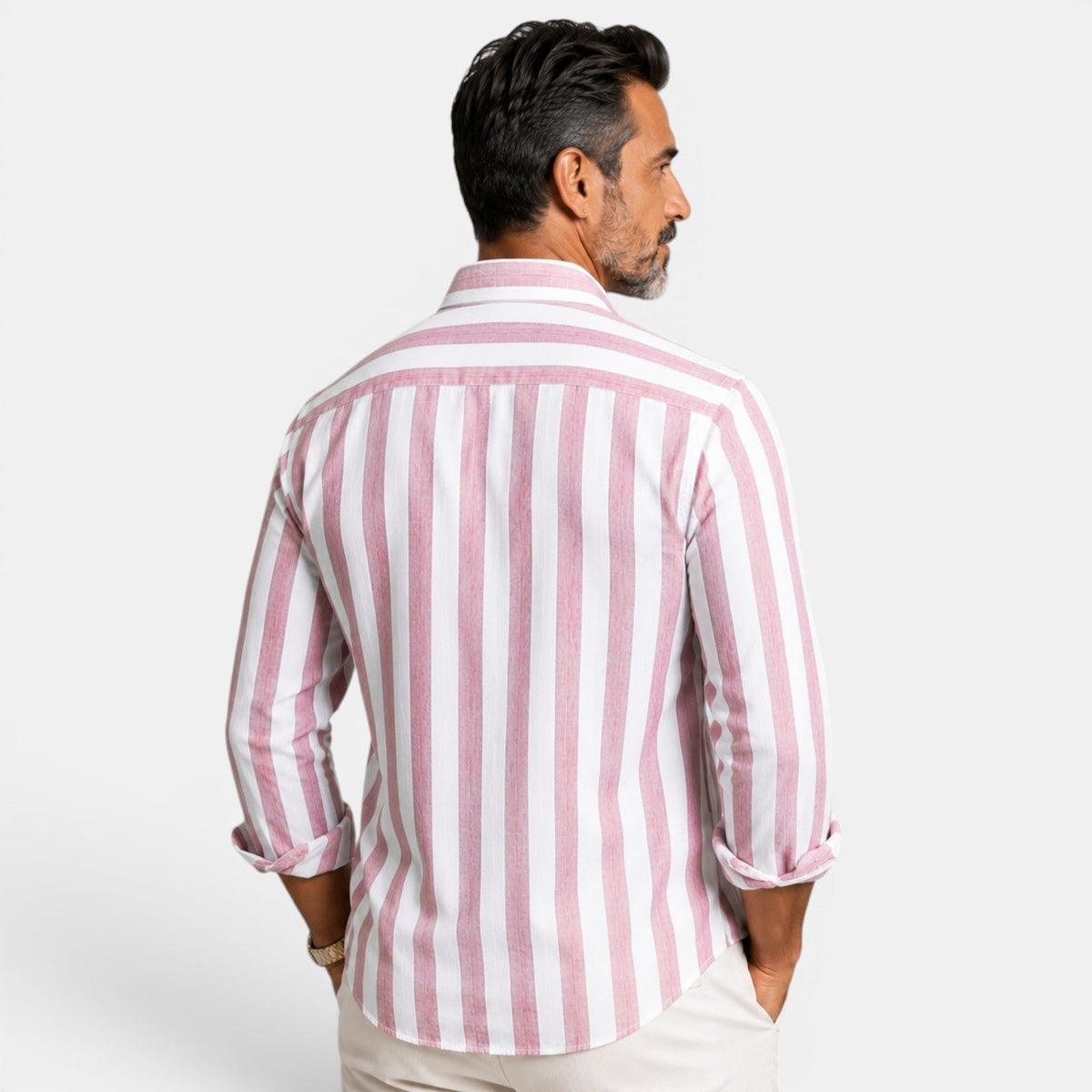 Camisa Rayas Hombre Casual