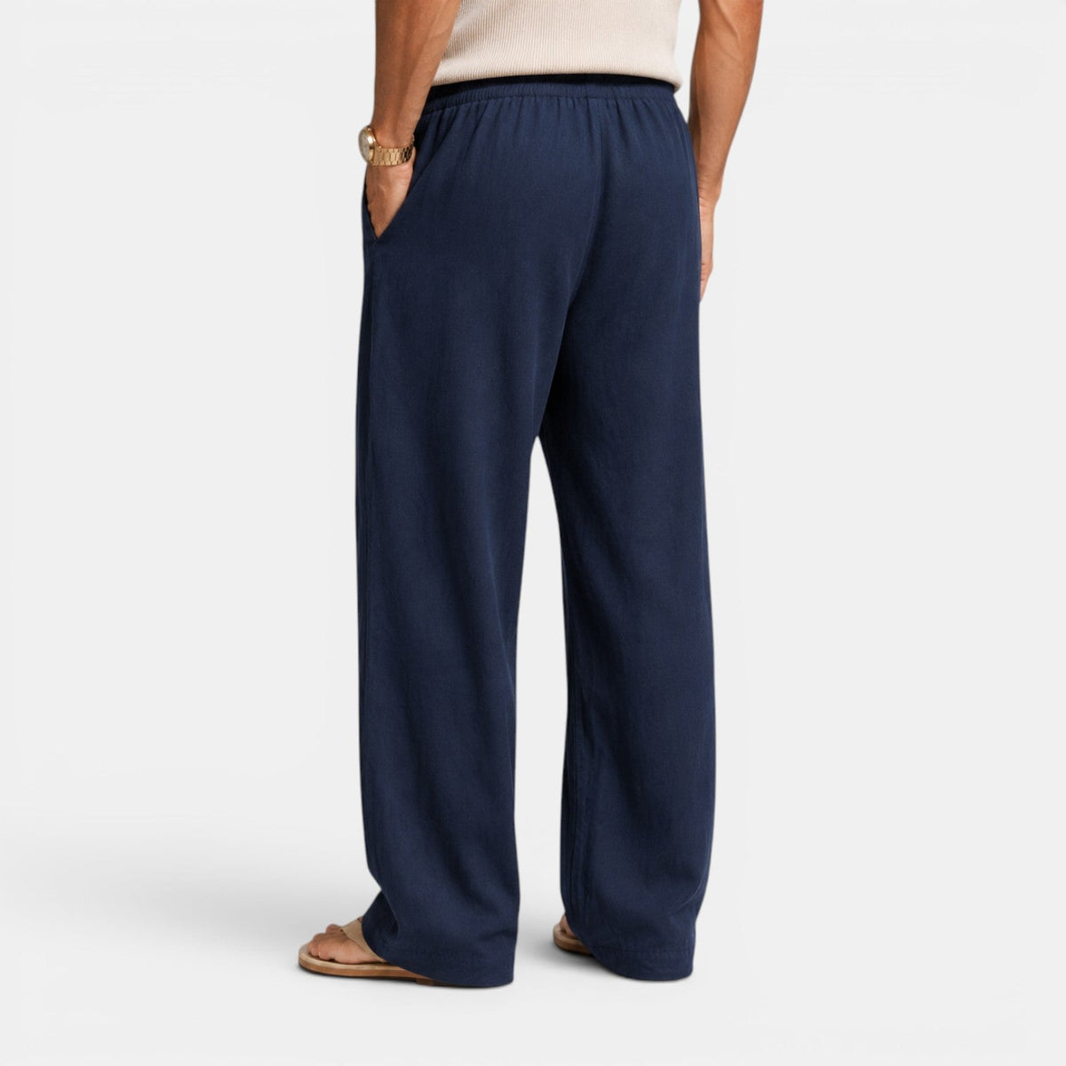 Pantalón Lino Hombre Casual