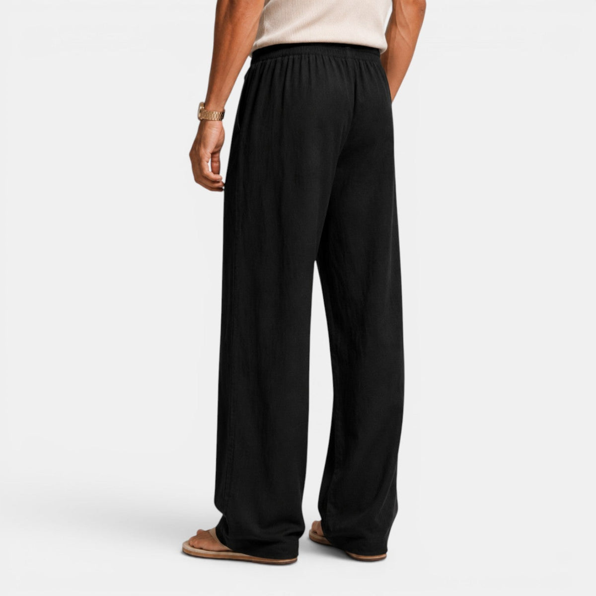 Pantalón Lino Hombre Casual