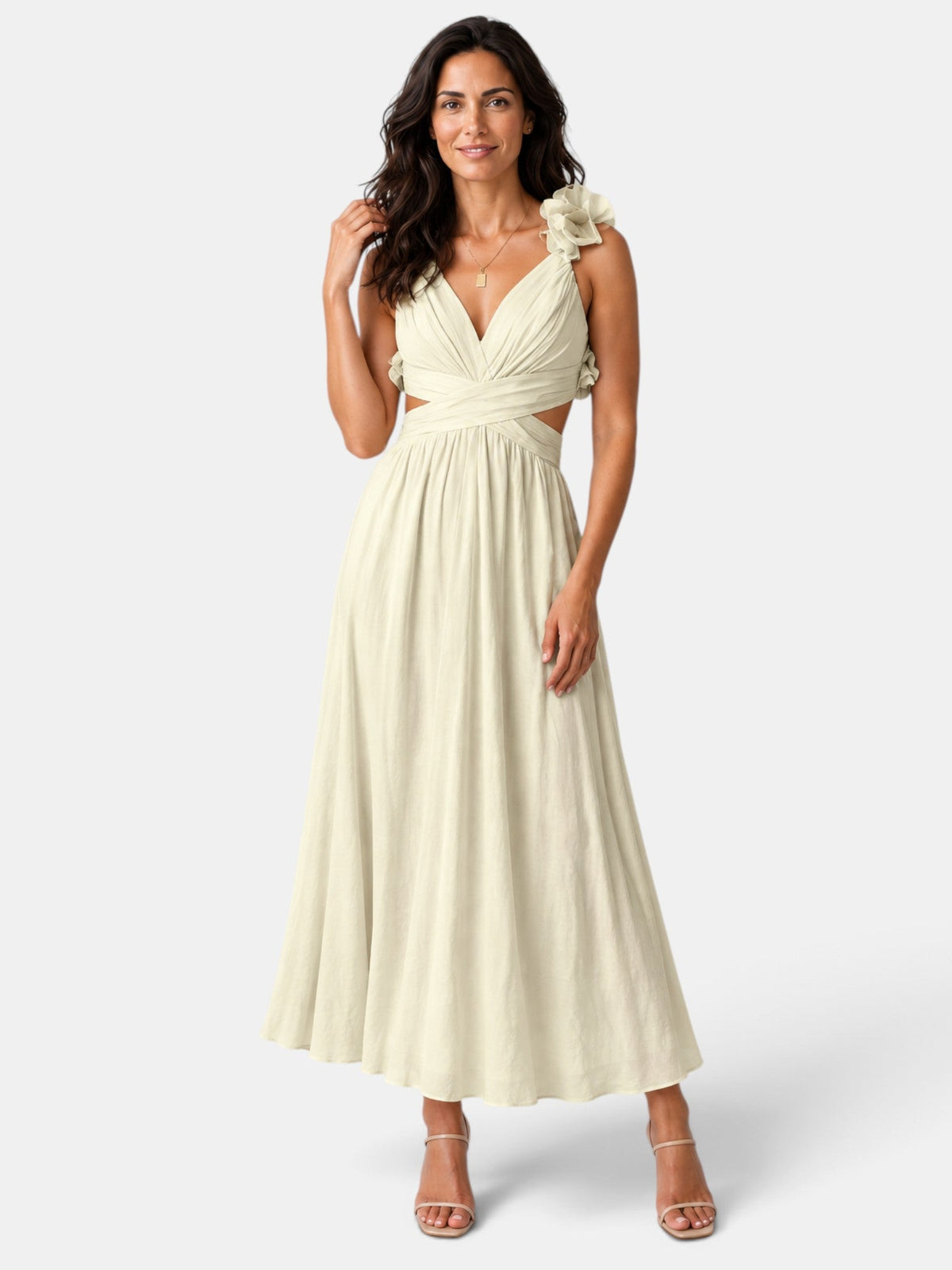 Vestido de Fiesta Mujer Floral