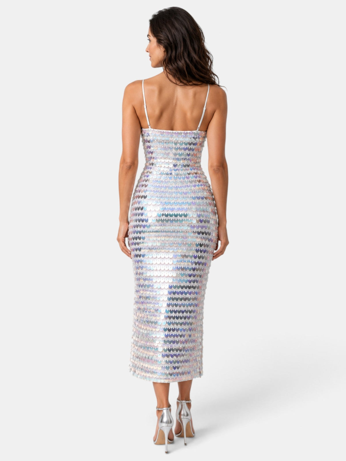 Vestido de Fiesta Midi Lentejuelas