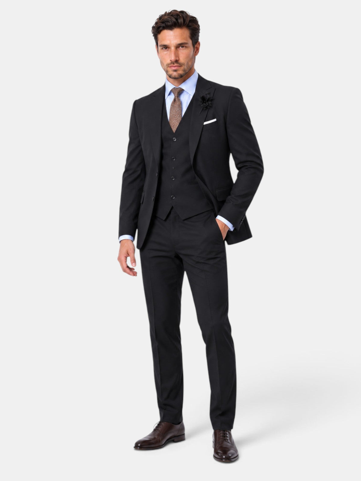 Traje Hombre 3 Piezas Elegante