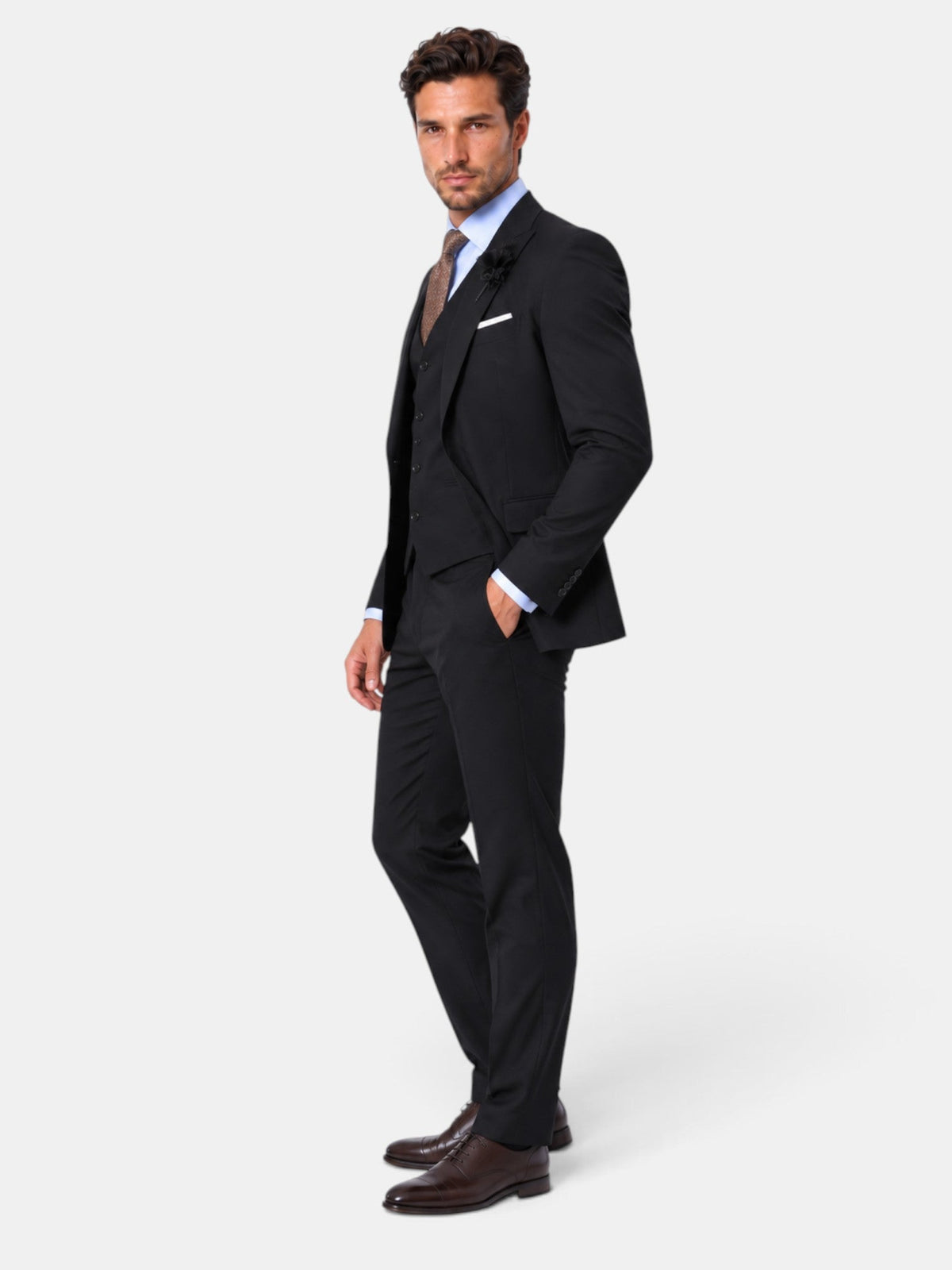 Traje Hombre 3 Piezas Elegante