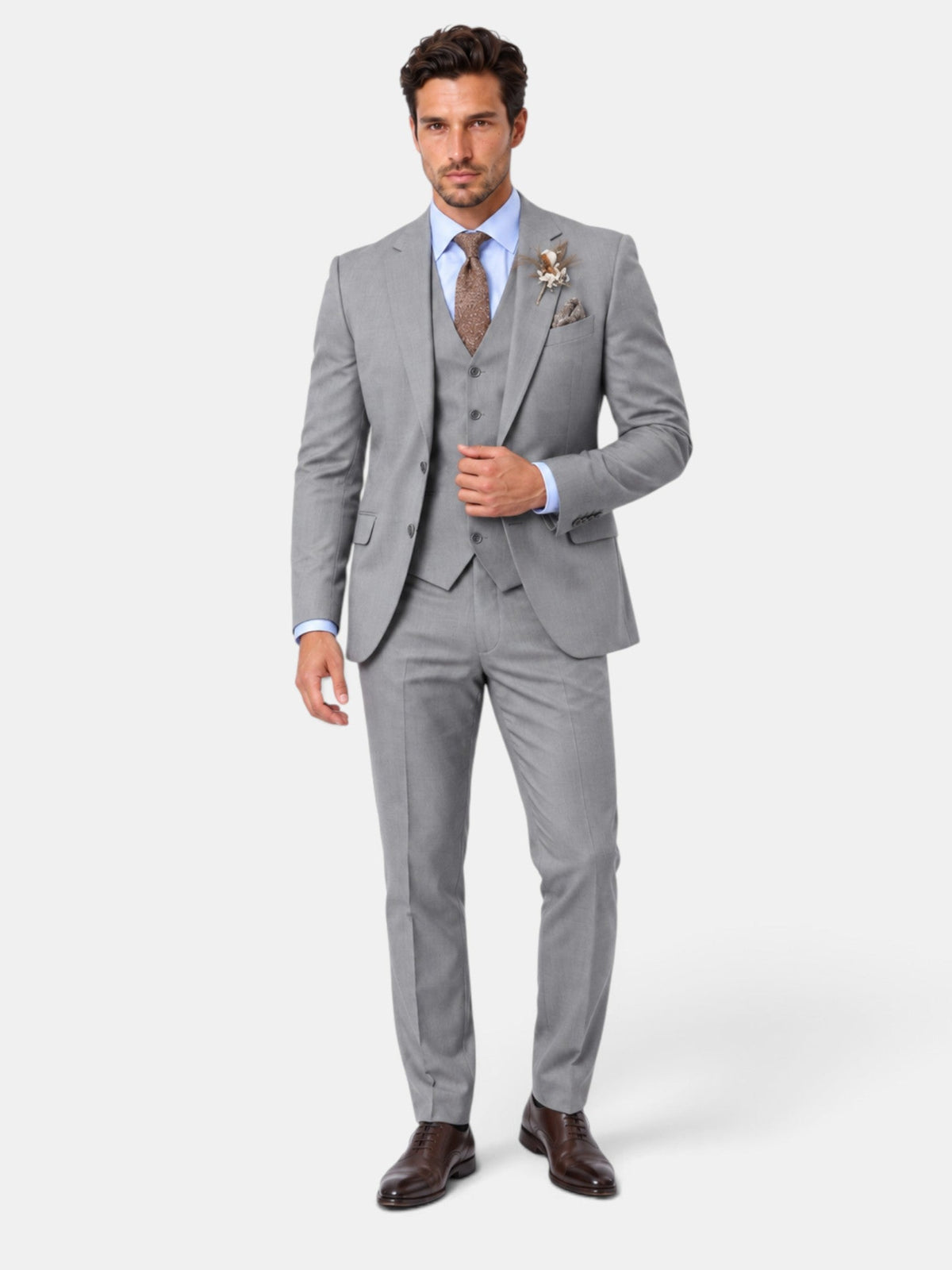 Traje Hombre 3 Piezas Elegante