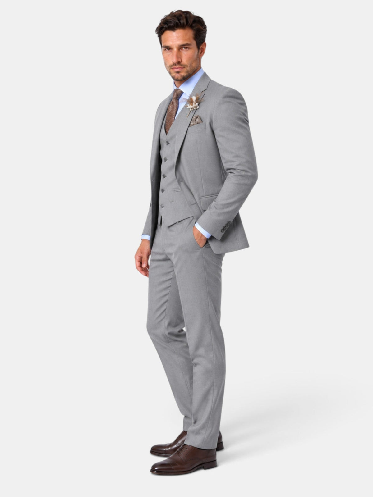 Traje Hombre 3 Piezas Elegante