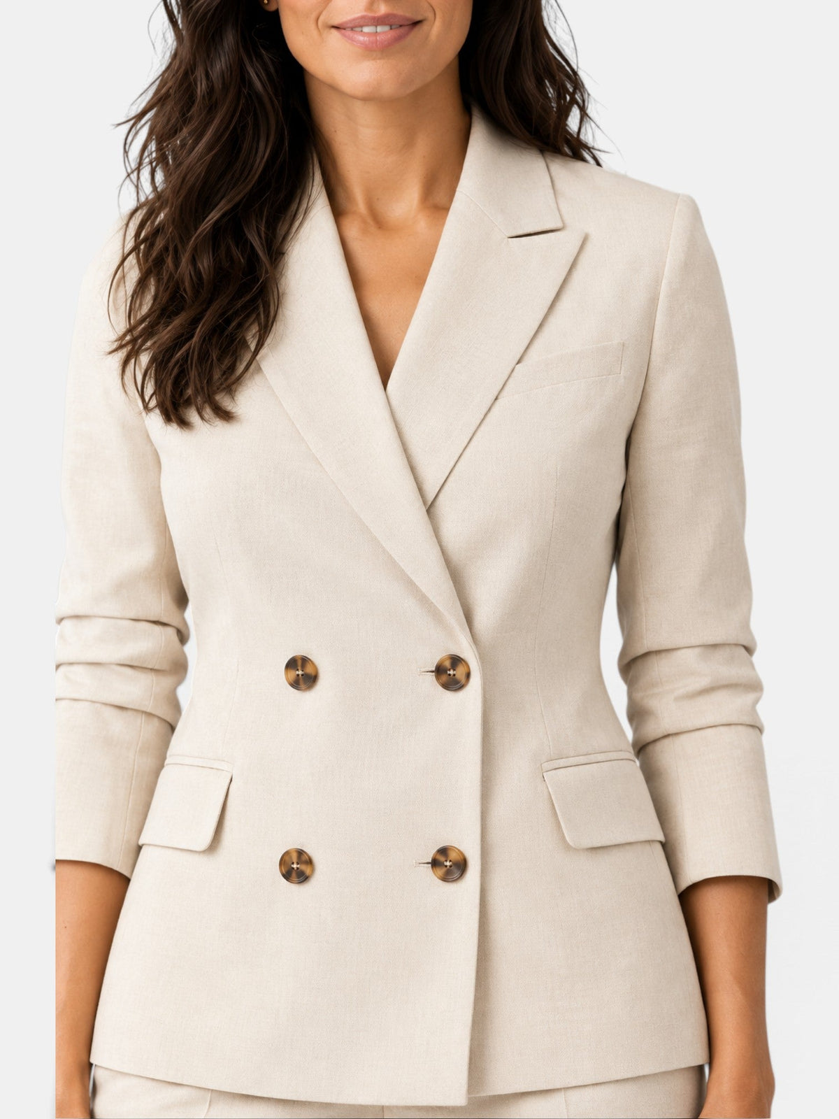 Traje Mujer Blazer Pantalón Ancho