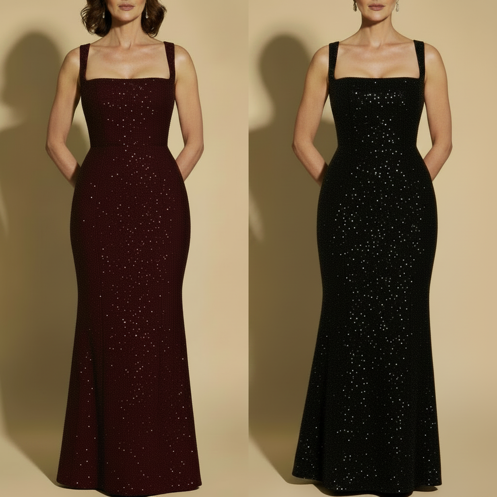 Vestido Valeria | Gala Sirena de Lentejuelas para Bodas y Eventos